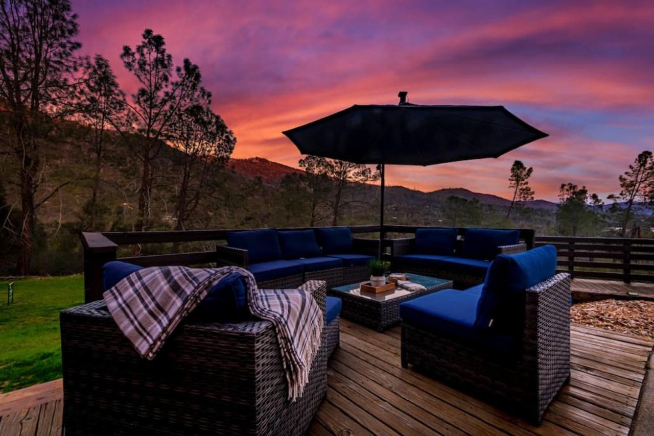 Sierra Vista Lookout Lodge With Creek, Waterfall And Waterholes, Minutes From Bass Lake And Yosemite South Gate North Fork ภายนอก รูปภาพ